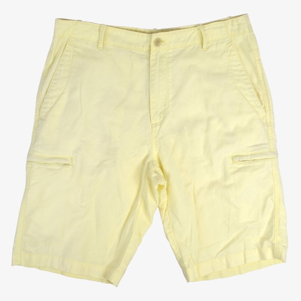 Calvin Klein Cargo Shorts, Soft Yellow, Men's 32